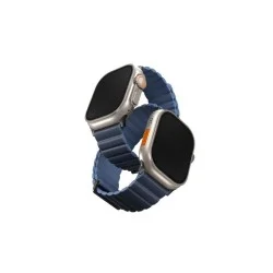 Uniq Revix Premium Edition Reversible Magnetic Apple Watch Strap 49/45/44/42Mm - Prussian (Prussian/Mist Blue)